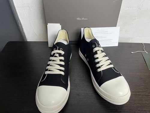 Rick Owens Big Triangle Leather Sneakers