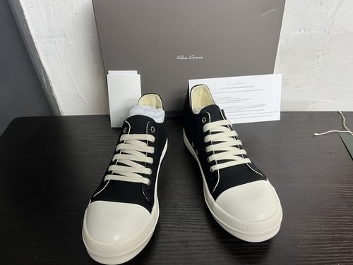 Rick Owens Big Triangle Leather Sneakers