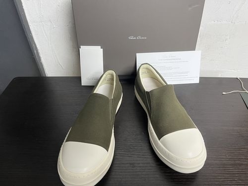 Rick Owens Big Triangle Leather Sneakers