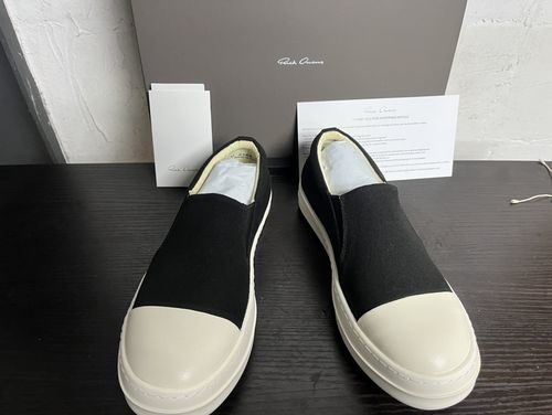 Rick Owens Big Triangle Leather Sneakers