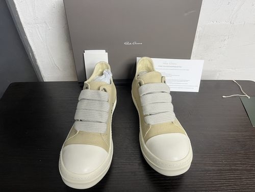 Rick Owens Big Triangle Leather Sneakers