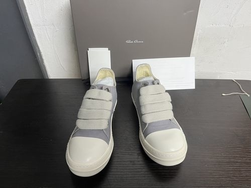 Rick Owens Big Triangle Leather Sneakers