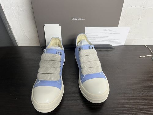 Rick Owens Big Triangle Leather Sneakers