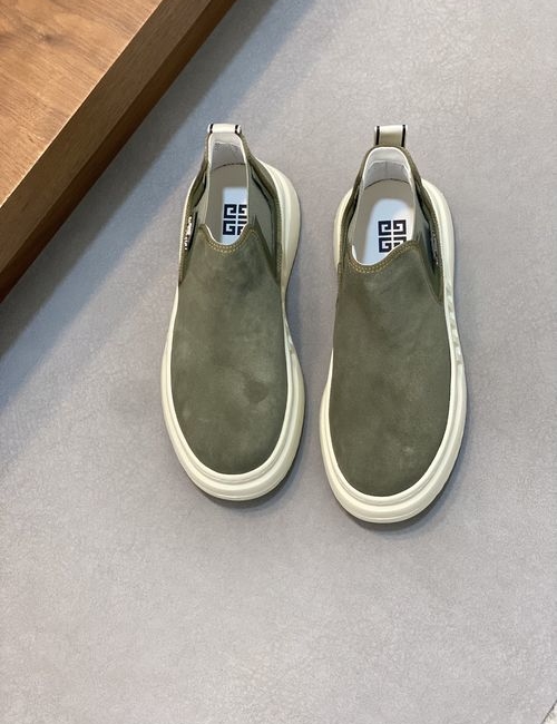 Givenchy Leather Fashion Sneakers With Foam Outsole