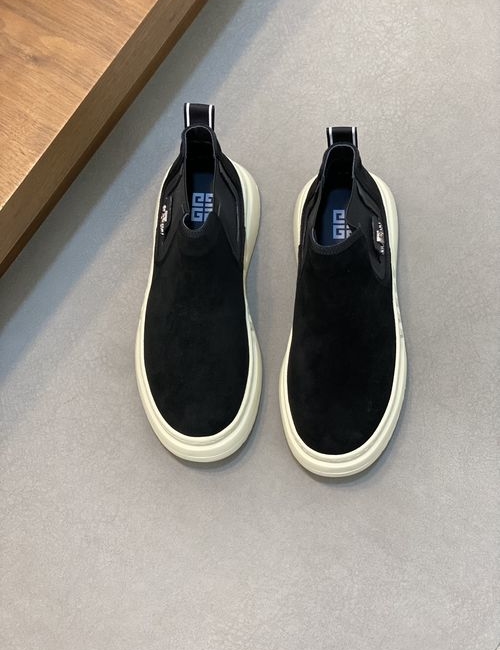 Givenchy Leather Fashion Sneakers With Foam Outsole