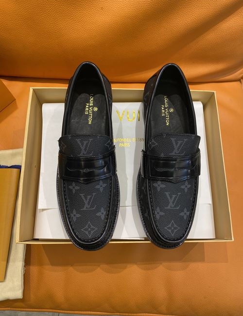 Louis Vuitton LV Major Loafers Monogram Jacquard Leather Sole