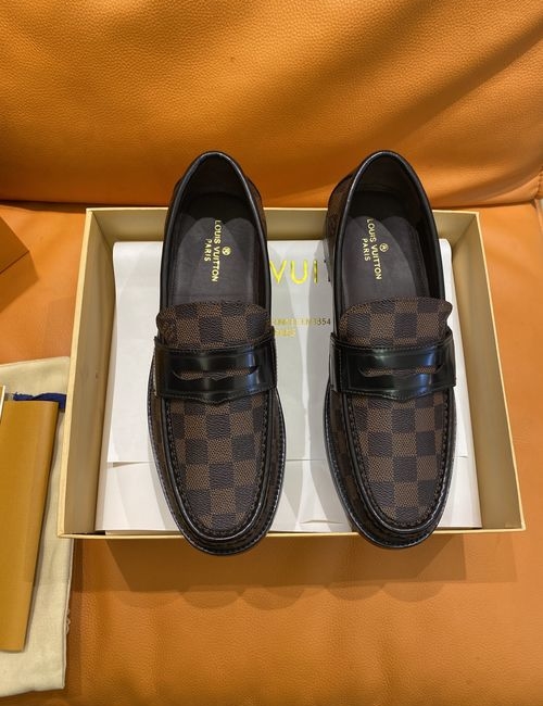 Louis Vuitton LV Major Loafers Monogram Jacquard Leather Sole