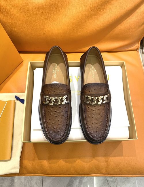 Louis Vuitton LV Major Loafers Monogram Jacquard Leather Sole