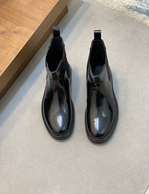 Ferragamo High-top Boots With Cowhide Upper