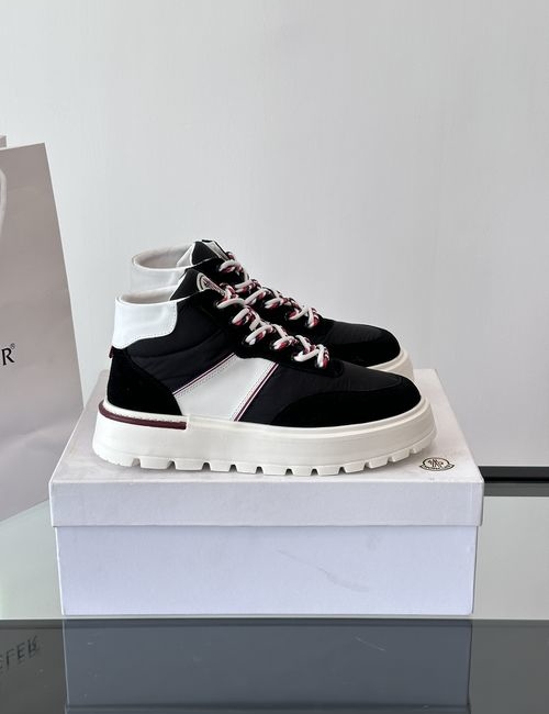 Moncler High-top Boots Waterproof Leather Non-slip Comfortable