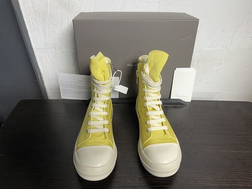 Rick Owens Large Triangle Leather Casual Sneakers