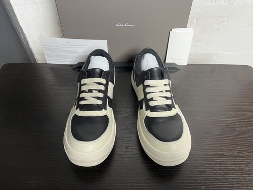 Rick Owens Big Triangle Casual Leather Sneakers