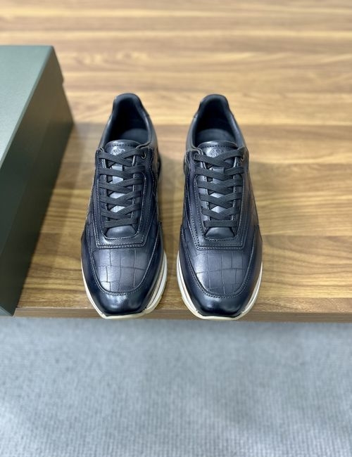 Berluti Hand-patinated Leather Oxford Dress Shoes