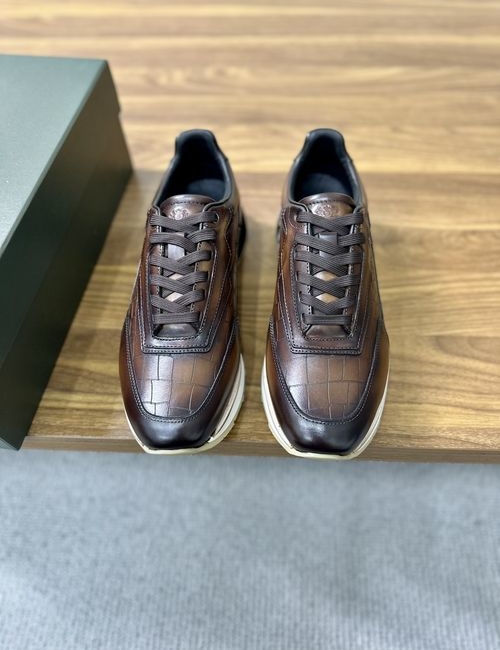 Berluti Hand-patinated Leather Oxford Dress Shoes