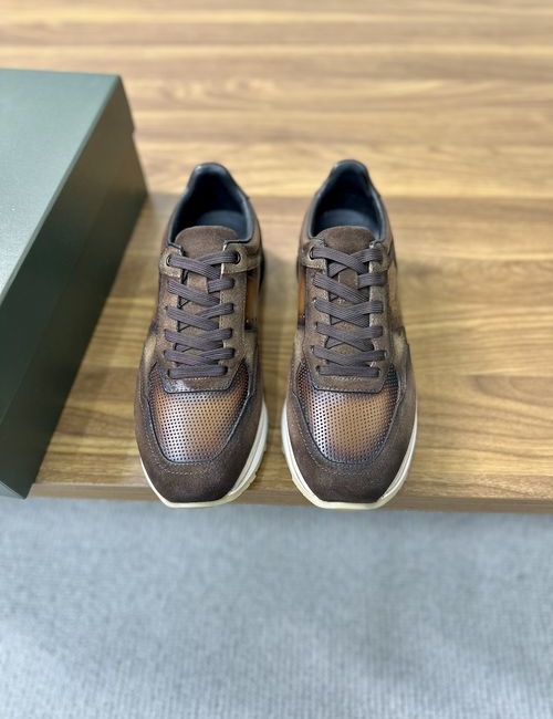 Berluti Hand-patinated Leather Oxford Dress Shoes