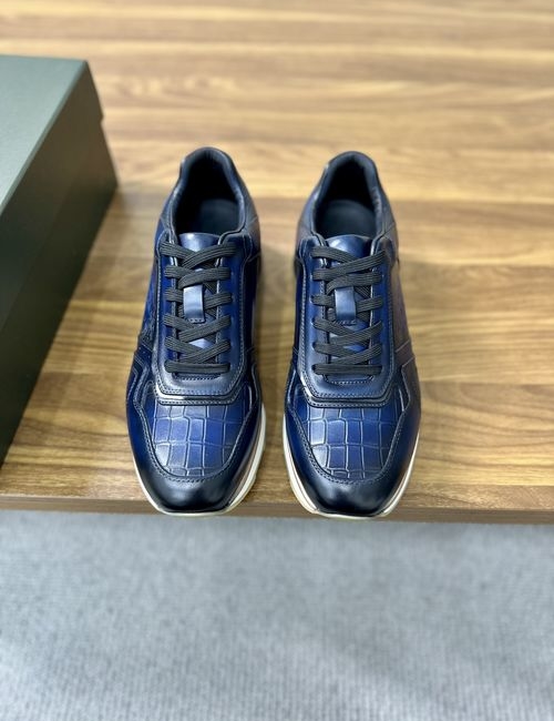 Berluti Hand-patinated Leather Oxford Dress Shoes