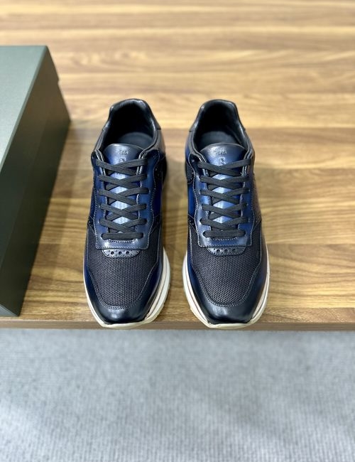 Berluti Hand-patinated Leather Oxford Dress Shoes