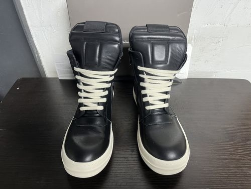 Rick Owens Inverted Triangle Calfskin Casual Shoes
