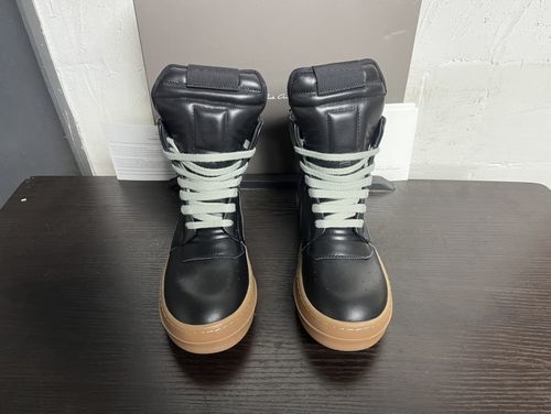 Rick Owens Inverted Triangle Calfskin Casual Shoes