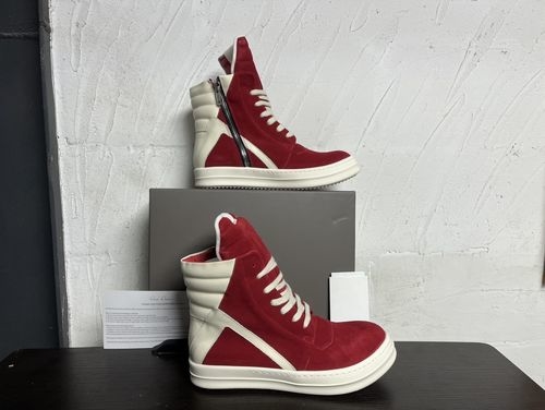 Rick Owens Inverted Triangle Calfskin Casual Shoes