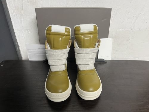 Rick Owens Inverted Triangle Calfskin Casual Shoes