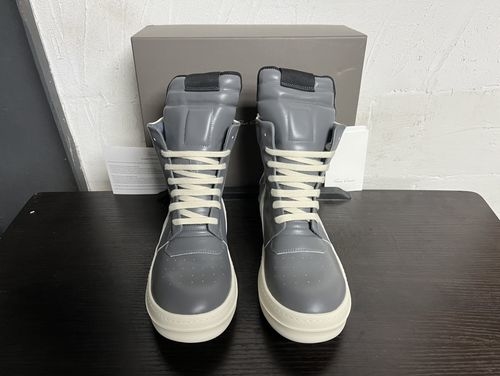 Rick Owens Inverted Triangle Calfskin Casual Shoes
