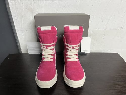 Rick Owens Inverted Triangle Calfskin Casual Shoes