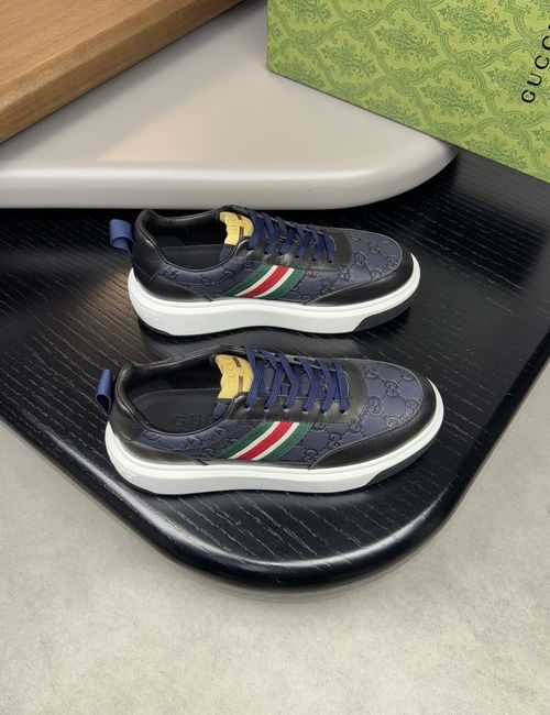 Gucci Premium Casual Sneakers With Brand Webbing
