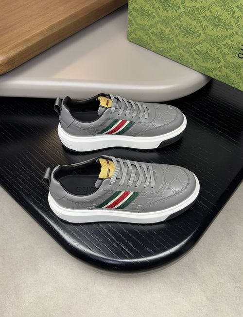 Gucci Premium Casual Sneakers With Brand Webbing