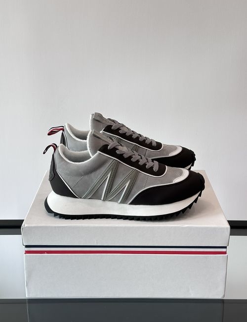 Moncler Pacey Retro Suede Sneakers