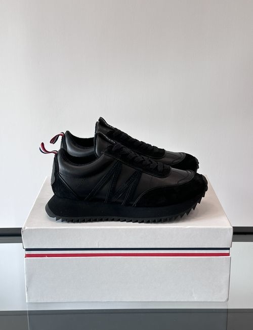 Moncler Pacey Fabric Nubuck Sneakers