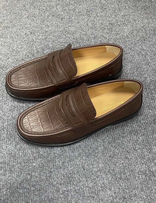 Louis Vuitton LV Premium Cowhide Leather Business Dress Shoes