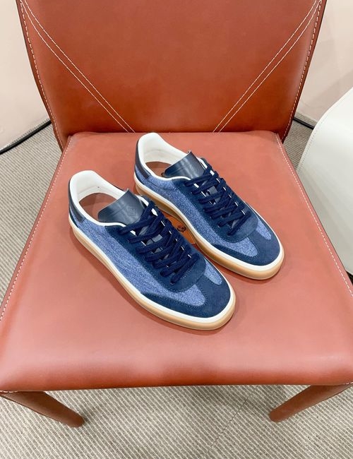 Loro Piana LP Tennis Walk Suede Deerskin Trainers