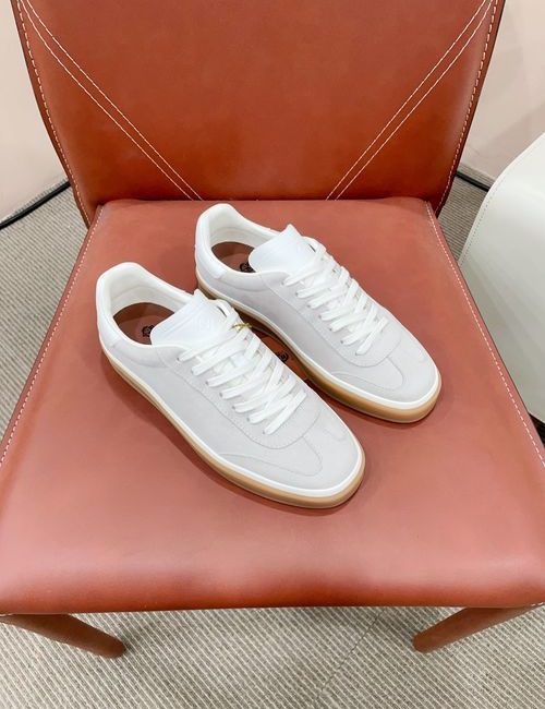 Loro Piana LP Tennis Walk Low-top Suede Sneakers