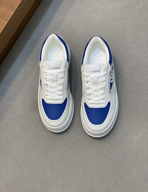 Gucci Embroidered Nappa Leather Casual Shoes