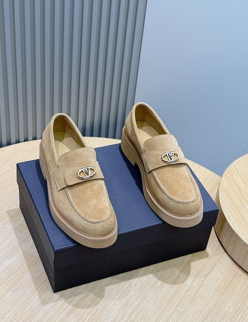 Valentino Gentleglam Mini Rivet Leather Derby Shoes