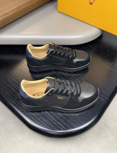 Tods Premium Suede Leather Sneakers With TPU Sole