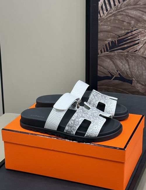 Hermes Chypre Slippers With Comfortable Soft Insole