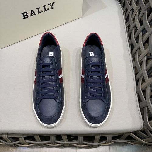 Bally Nappa Leather Casual Sneakers Non-slip Sole