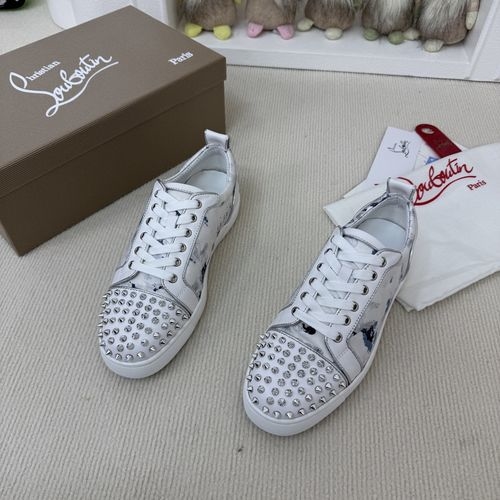Christian Louboutin Low-top Spike Red Sole Shoes