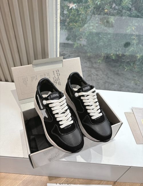 Golden Goose GGDB Vintage Distressed Cowhide Mesh Sneakers