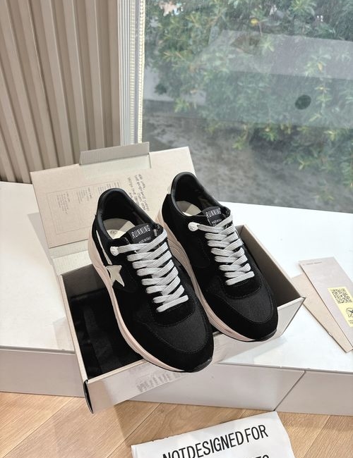 Golden Goose GGDB Vintage Distressed Cowhide Mesh Sneakers