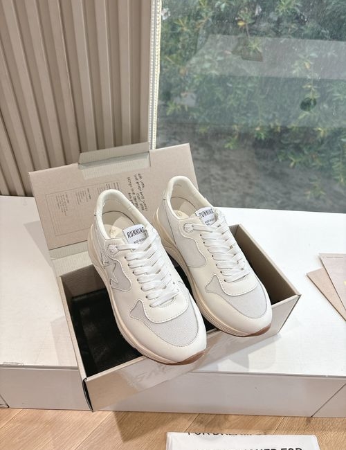 Golden Goose GGDB Vintage Distressed Cowhide Mesh Sneakers