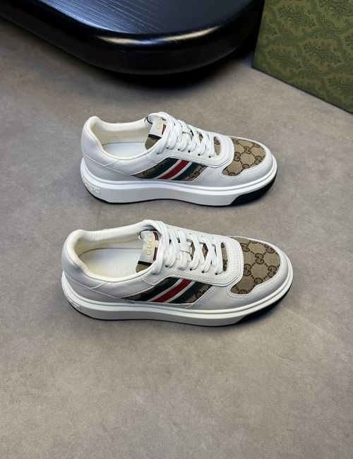Gucci High Quality Nappa Leather Casual Sneakers