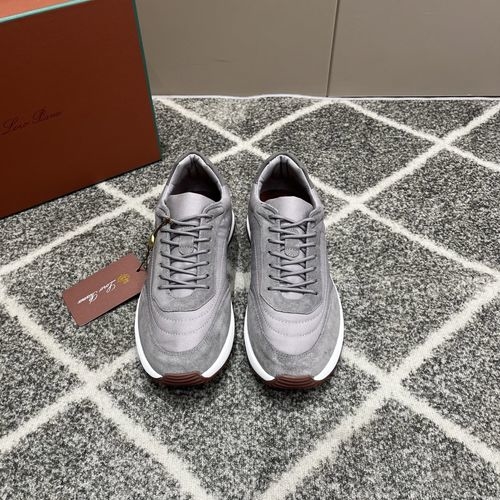 Loro Piana LP Knitted Laced Casual Jogging Shoes