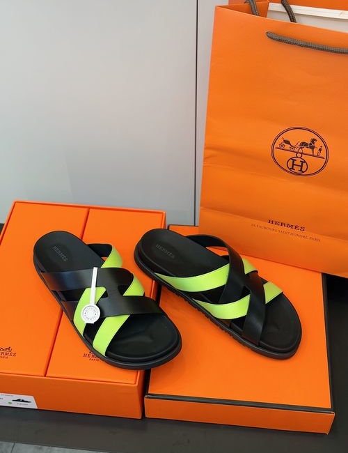 Hermes Kazimir Woven Calfskin Sandals
