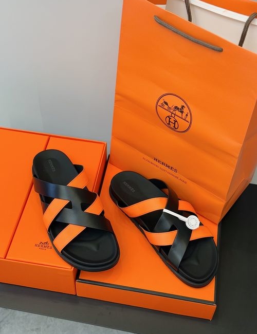 Hermes Kazimir Woven Calfskin Sandals