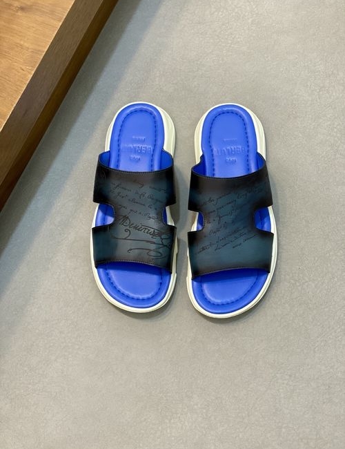 Berluti Genuine Leather Slides