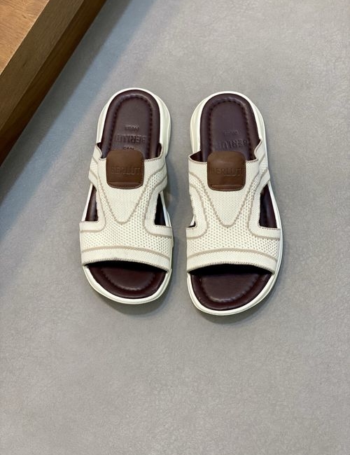 Berluti Flyknit Slides Handmade Cowhide Outsole