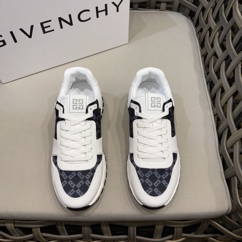 Givenchy Matte Leather Casual Shoes With GVC Detail